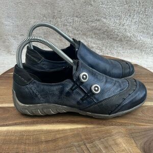 Remonte Loafers Shoes Womens Size 36 EU 5.5 US Blue Gray Leather Slip On